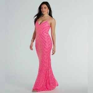 Stunning Sequin Long Formal Dress